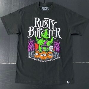 Rusty Butcher Mens Halloween Oogie Boogie T-Shirt - Large